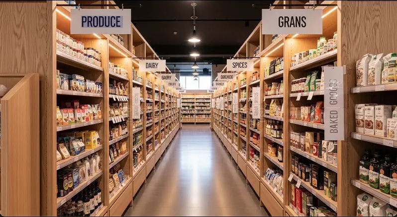 Grocery Store Aisle Signs